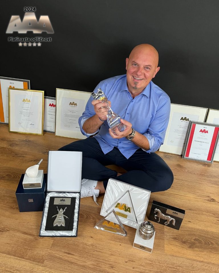 Platinasta boniteta odličnosti poraVnava 2024 Ivan Gabrič direktor